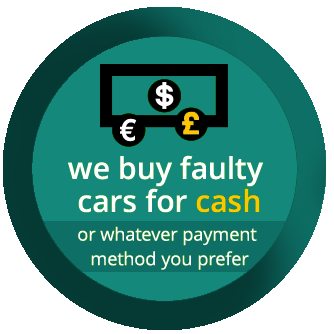 We buy any faulty cars